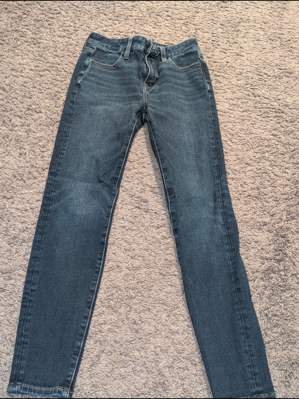 American Eagle Outfitters Women's Dark Blue Skinny Jeans